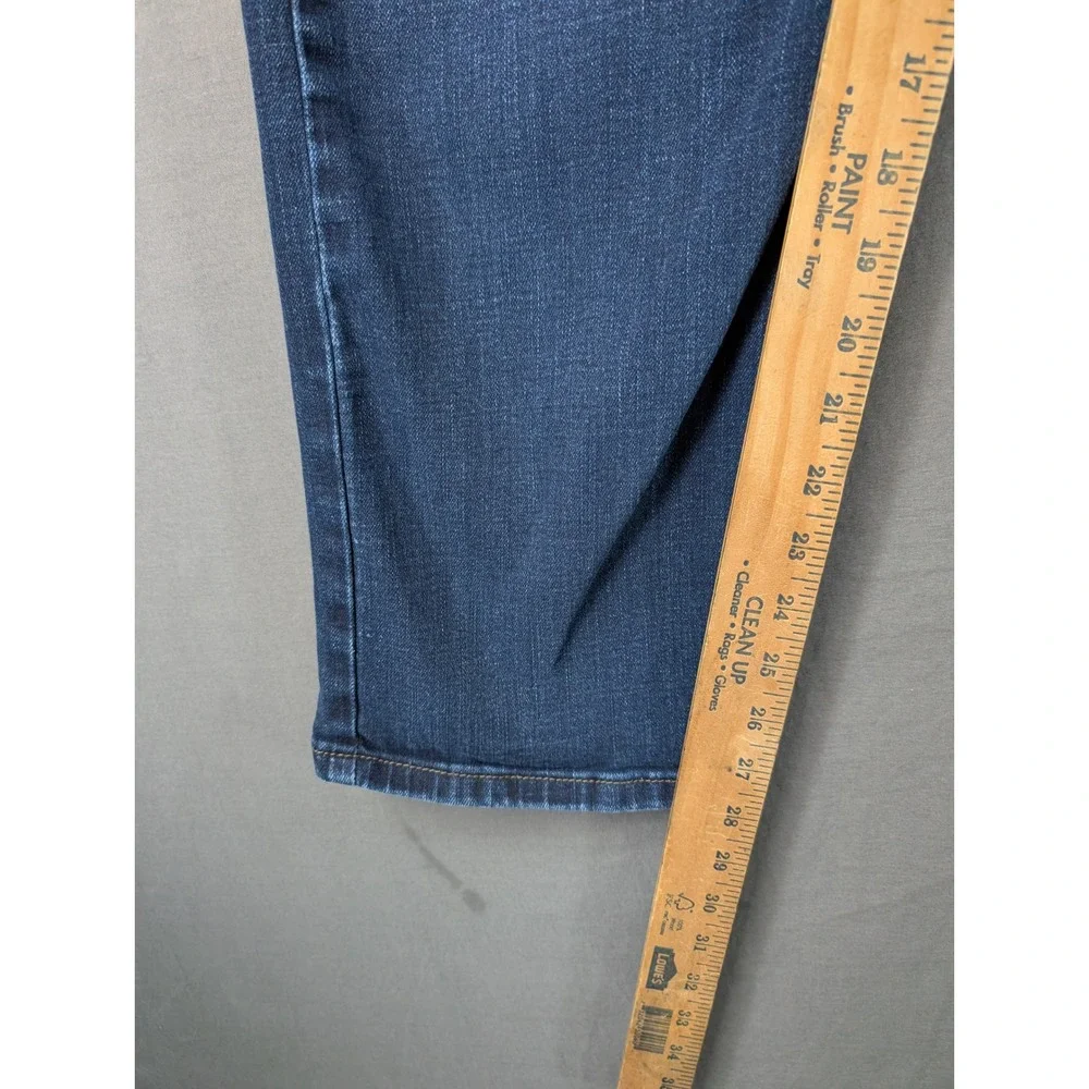 Wrangler Men's Straight Fit Blue Denim Jeans Size 36x30